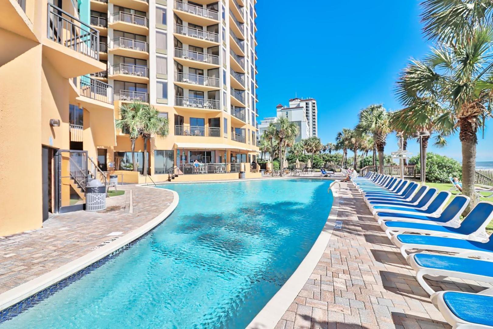 Enticing Ocean View Condo Located On The Blvd, Wifi Included, Monthly Winter Ren マートルビーチ エクステリア 写真